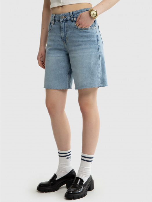 Denimové kraťasy voľného strihu AUTHENTIC 291